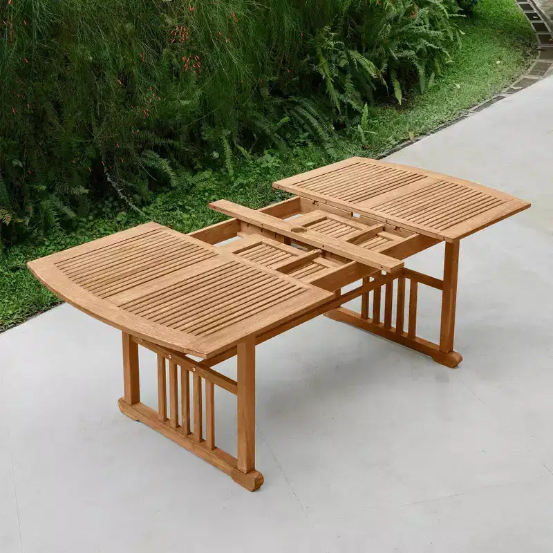 Sonoma Lane Merkel 7pc Teak Outdoor Dining Set with Cushions