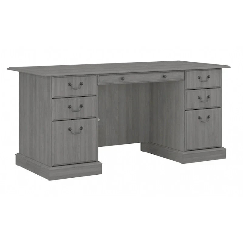 Bush Furniture Saratoga Executive Desk with Drawers and Storage