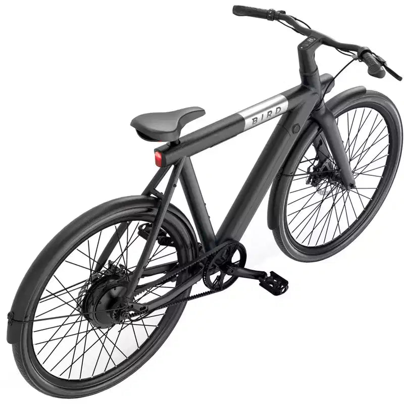 Bird Adult A Frame 28 Step Over Electric Hybrid Bike - Black: Aluminum Frame, 20 mph Max Speed