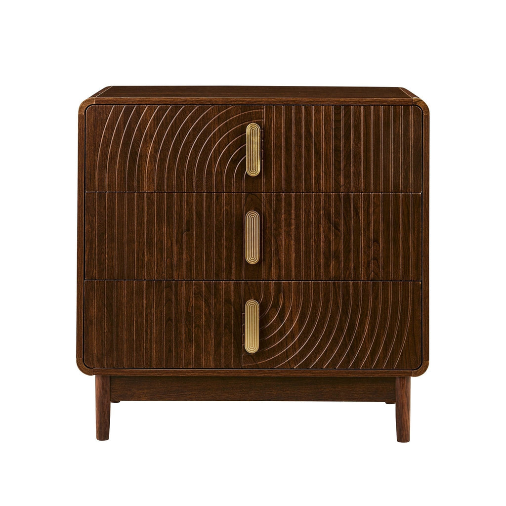 3 Drawer Chest - Walnut