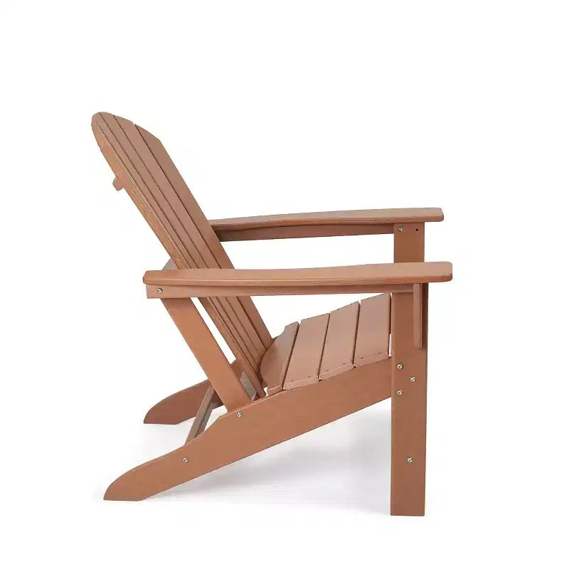 Lot de 4 chaises Adirondack en résine plastique - EDYO LIVING
