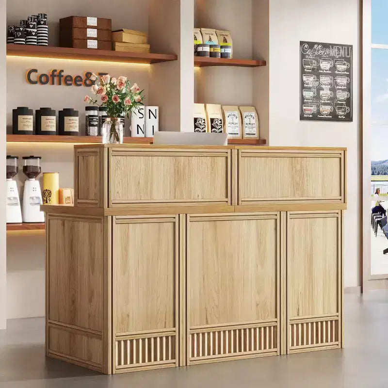 Lantine Reception Desk with Counter
