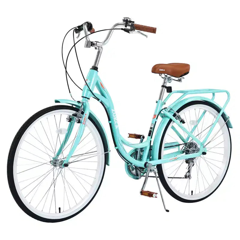 Vélo pour femme Zeus & Ruta de 24 pouces avec 7 vitesses et cadre en acier
