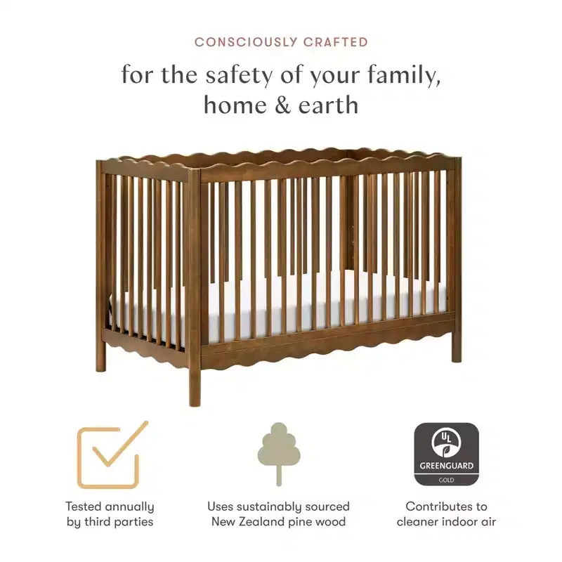 Babyletto Swell 4-in-1 Convertible Crib with Toddler Bed Conversion Kit