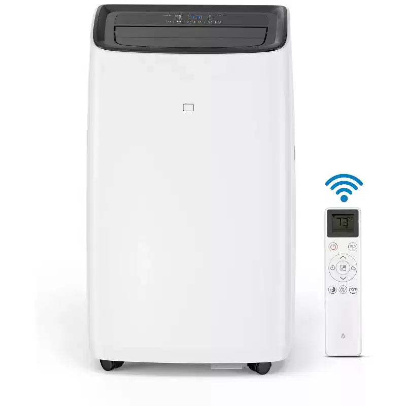 Climatiseur et Chauffage Portable Inverter 14000 BTU, Climatiseur Mobile pour Pièces Jusqu'à 70 m², avec Télécommande Économie d'Énergie 13,6