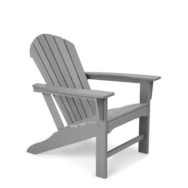 Lot de 4 chaises Adirondack en résine plastique - EDYO LIVING