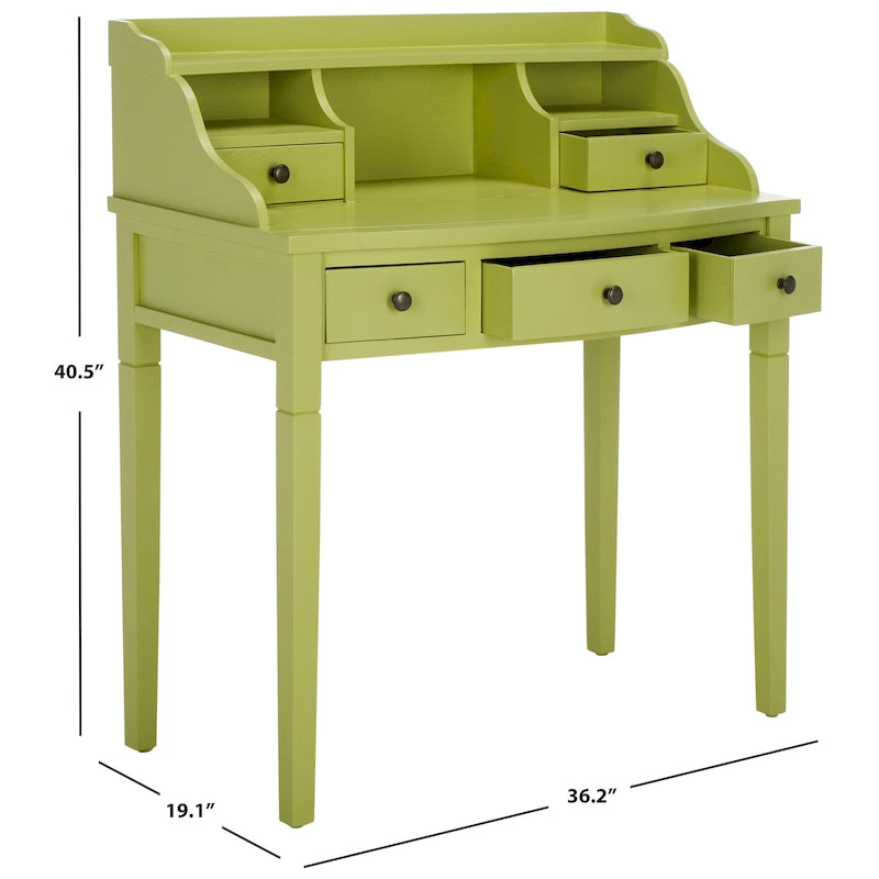 SAFAVIEH Leana 5-Drawer Work Office Writing Desk