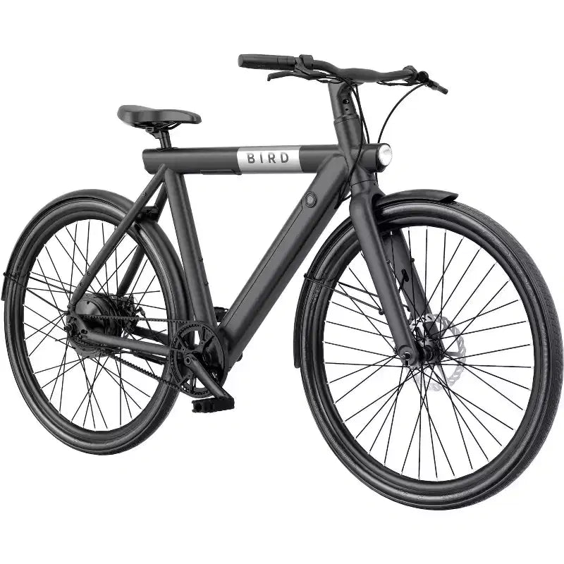 Bird Adult A Frame 28 Step Over Electric Hybrid Bike - Black: Aluminum Frame, 20 mph Max Speed