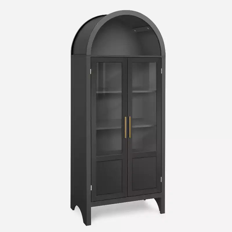 Arched Cabinet Wooden Display Cabinet