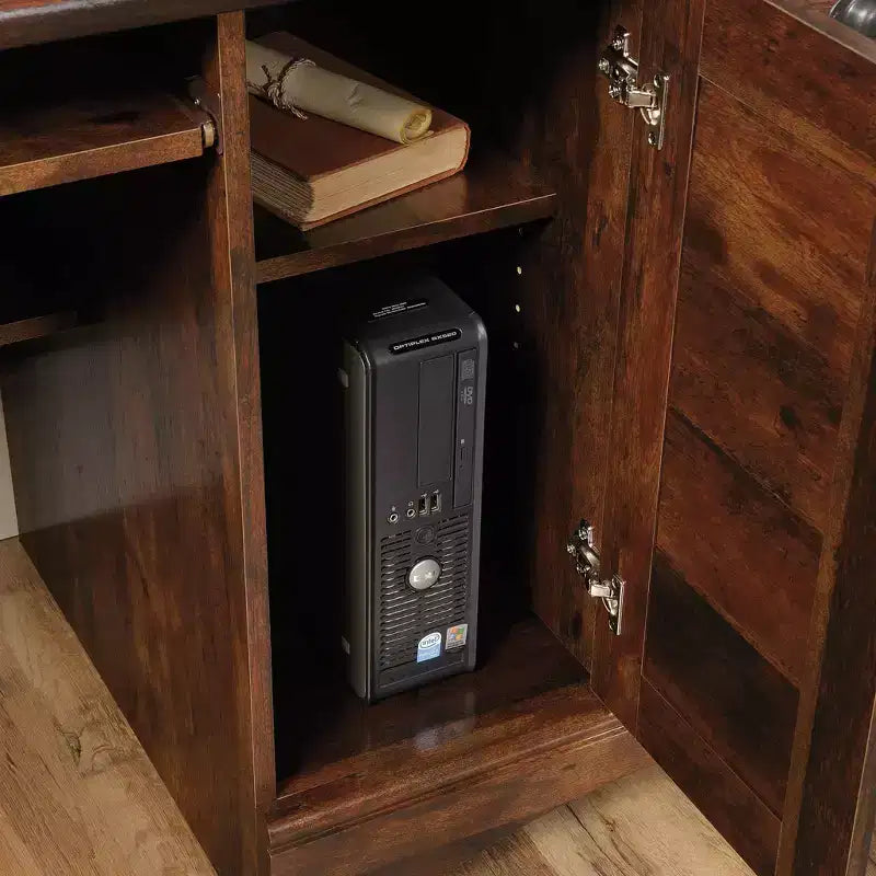 Harbor View Computer Desk with Hutch - Sauder