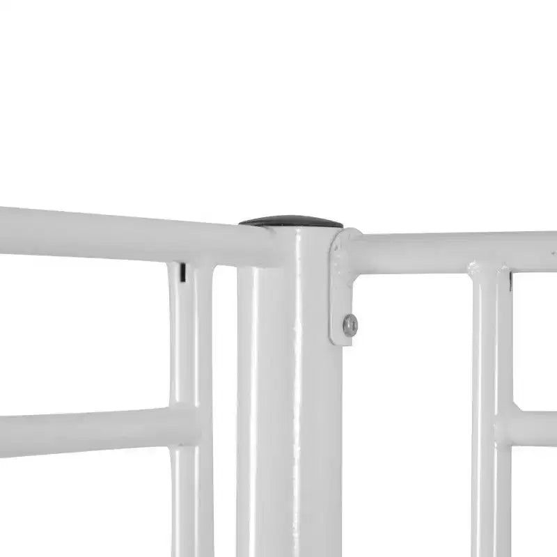 Karl Home Twin Over Twin Steel Bunk Bed Frame Ladder Bedroom Dorm Room for Kids Adult Children