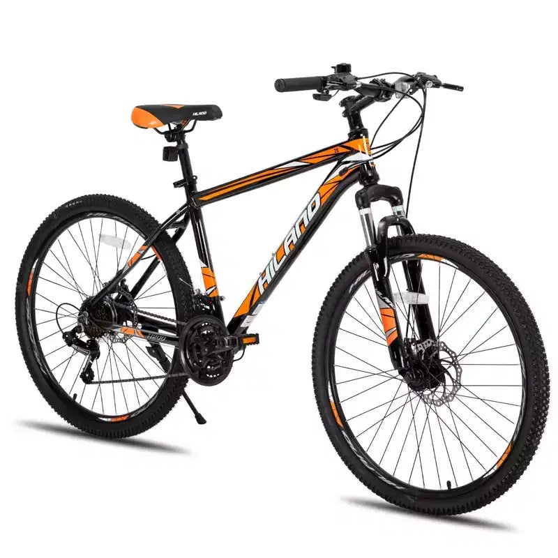 HILAND 26 Mountain Bike for Men Women, 3/6/Multi-Spokes Wheel, 18 Speeds