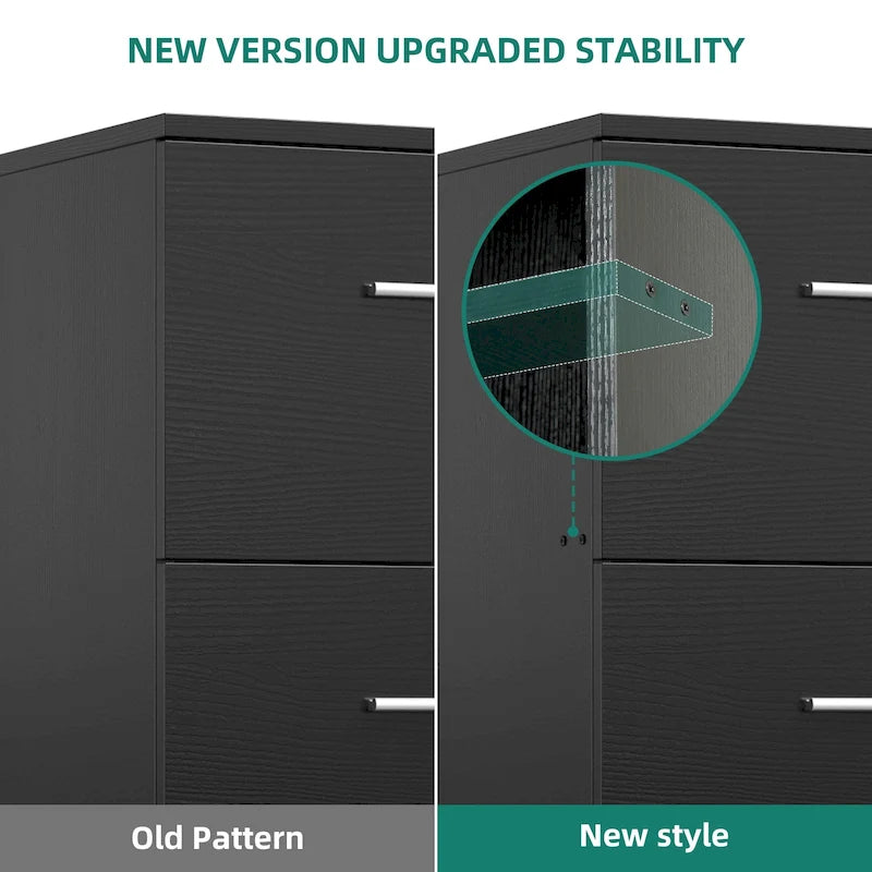 Moasis 51H 4 Drawers File Cabinet Lockable Vertical Storage Cabinet for Home Office