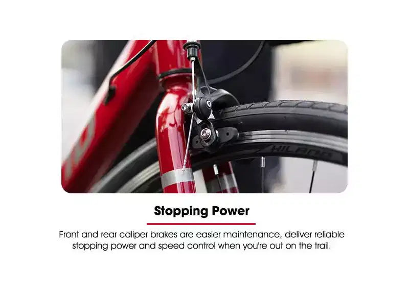 HILAND 700C Road Bike, 14 Speed Race Bike, City Commuter Bicycle for Men Women