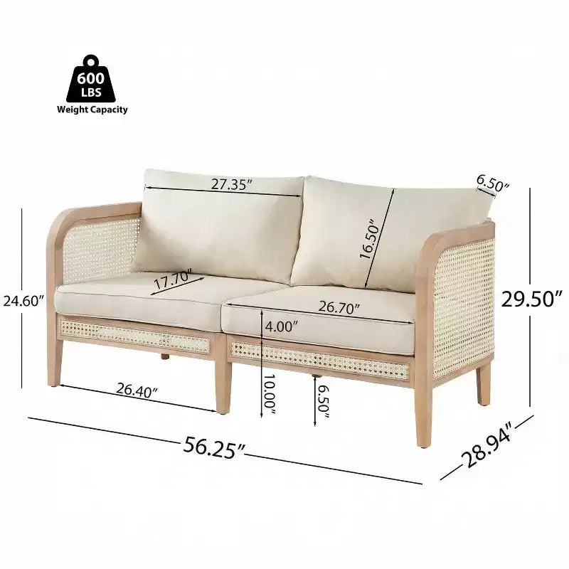 Christopher Knight Home Maciej 3 Piece Outdoor Rustic Acacia Wood and Rattan Seating Set