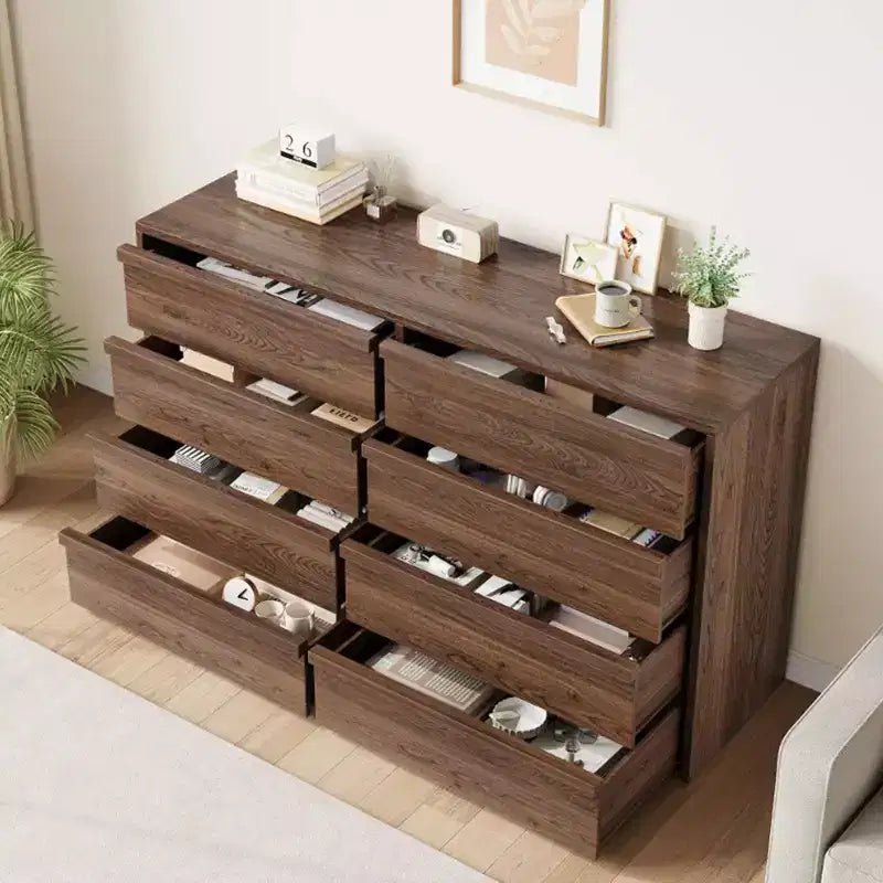 6/8 Drawers Dresser, Wide Modern Chest of Drawers for Bedroom, Living Room, Nursery