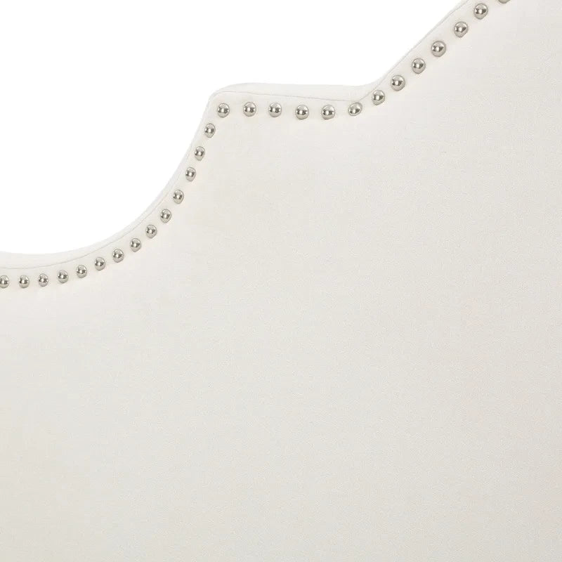 Tête de lit capitonnée en tissu réglable Grand lit/Très grand lit