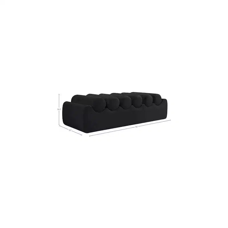 Meridian Furniture,Rumble Vegan Leather Bench