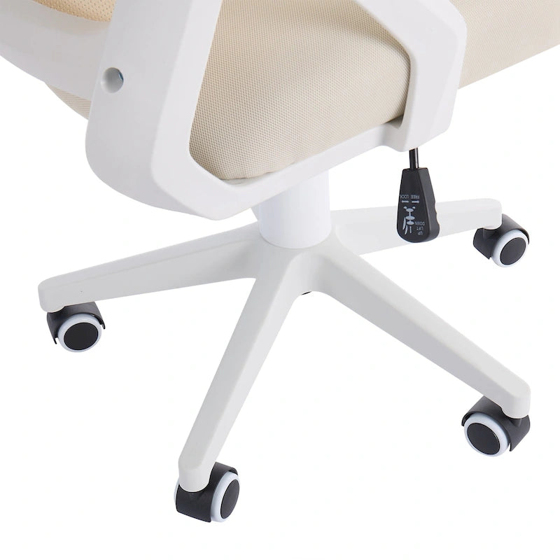 Javlergo Office Chair Mid Back Swivel Lumbar Support Desk Chair, Computer Ergonomic Mesh Chair with Armrest