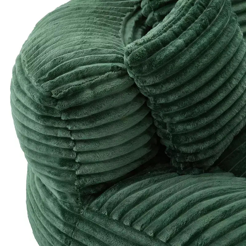 Bean Bag Sofa for Adults Kids, Oversized Corduroy Bean Bag Chair with 3 Pillows & Armrest for Living Room Bedroom