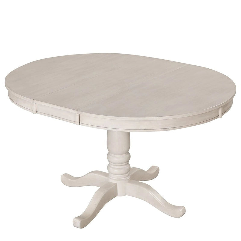 42-54 Farmhouse Round Extendable Dining Table for 4