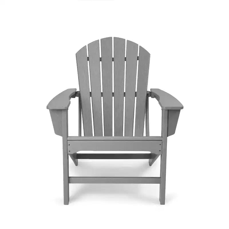 Lot de 4 chaises Adirondack en résine plastique - EDYO LIVING