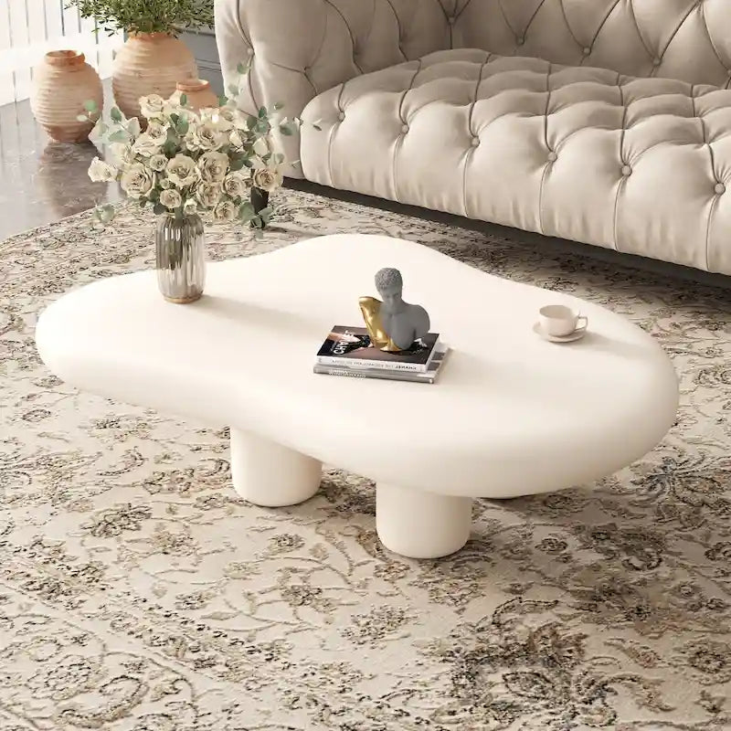 48.5 Modern Cloud Shape 4 Legs Coffee Table