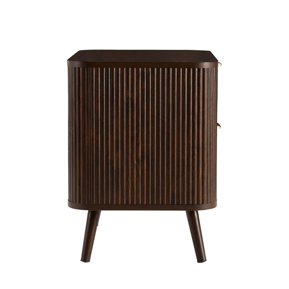 2 Drawer Bedside Table - Walnut