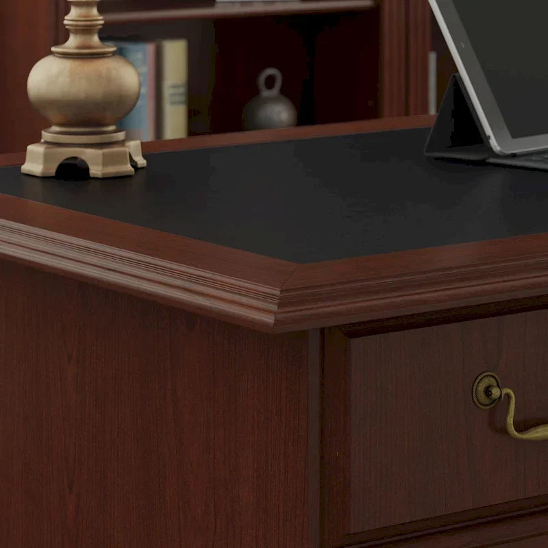 Bush Furniture Saratoga Executive Desk with Drawers and Storage