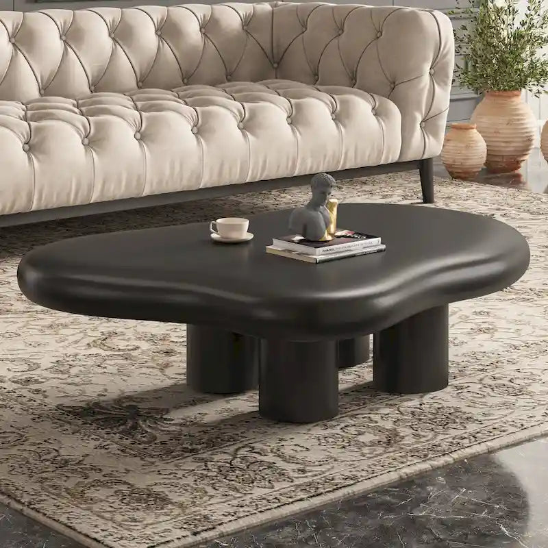 48.5 Modern Cloud Shape 4 Legs Coffee Table