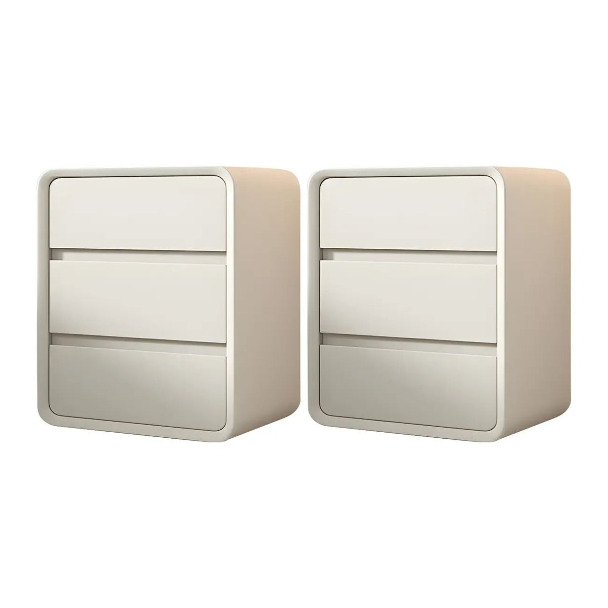 Scandinavian Wood Narrow Bedside Cabinet