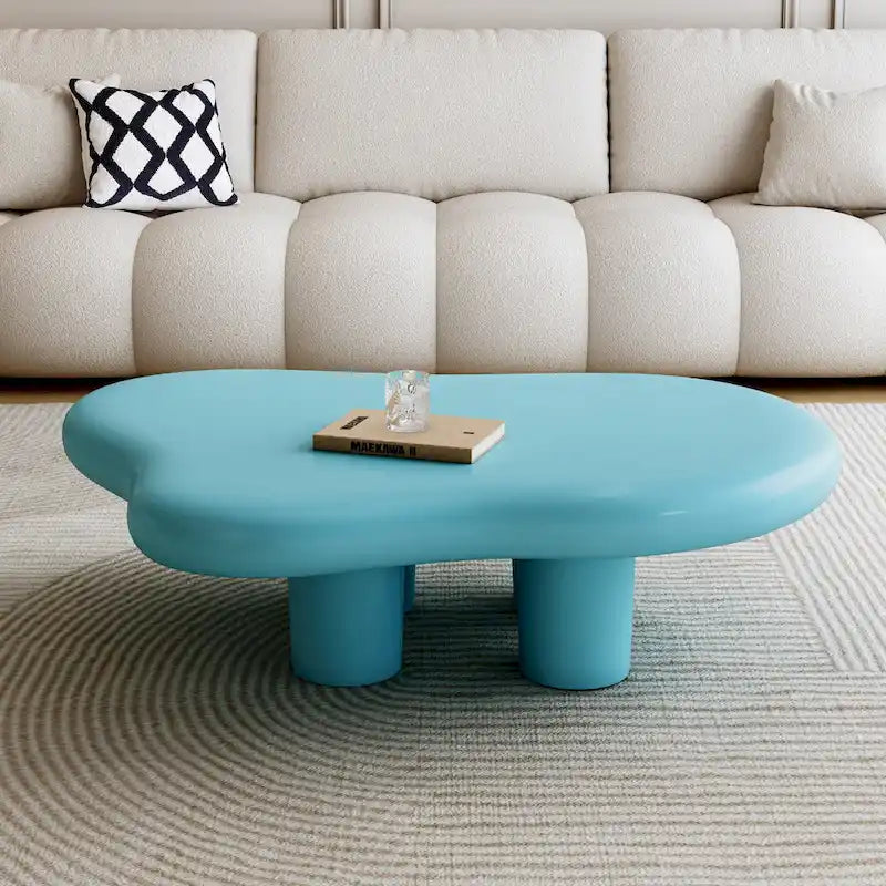 48.5 Modern Cloud Shape 4 Legs Coffee Table