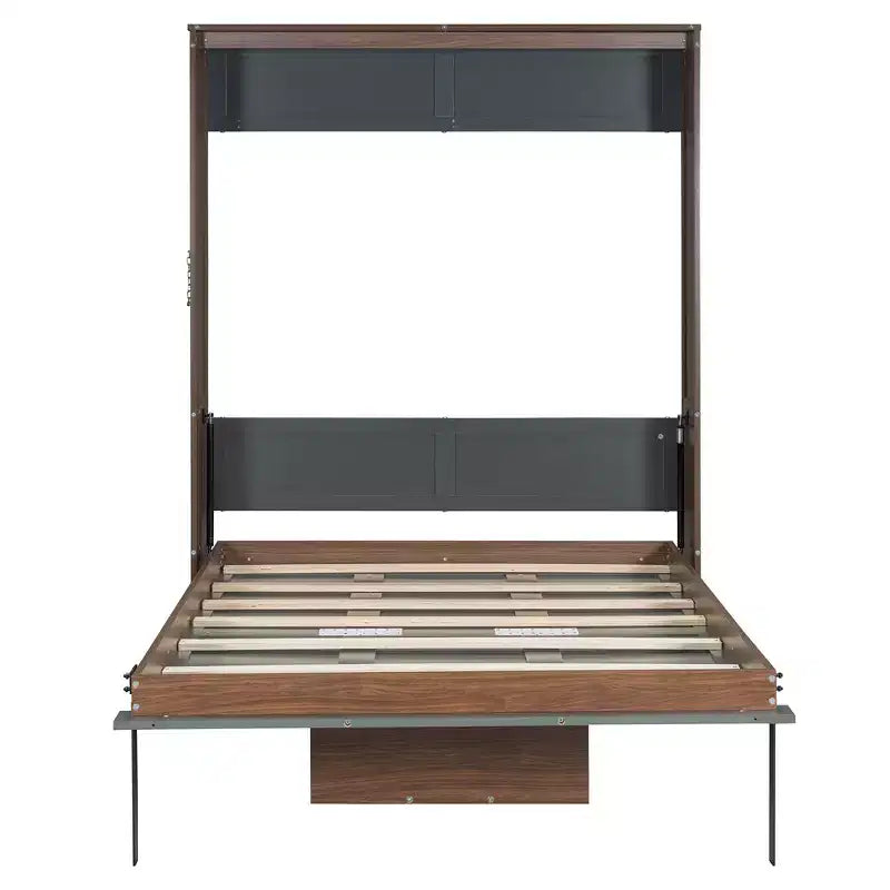 GDF Studio Lawrence Full Size Murphy Bed with Foldable Desk