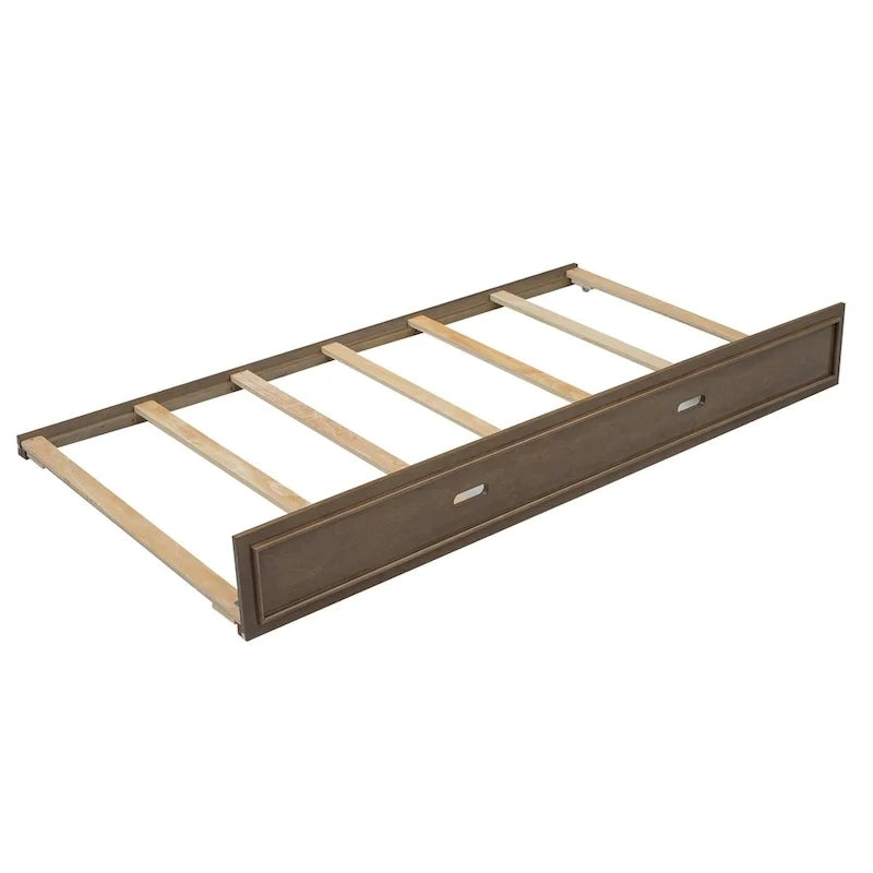 Lit de repos double avec étagères, chargement USB, lumières LED et lit gigogne simple