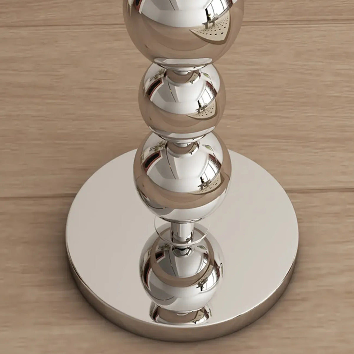 Decorative Modern Stacked Ball Floor Lamp with Fabric Shade