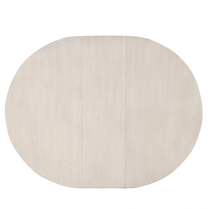 42-54 Farmhouse Round Extendable Dining Table for 4