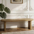 Christopher Knight Home Chaeryeong Farmhouse Pine Dining Bench with Rounded Corner