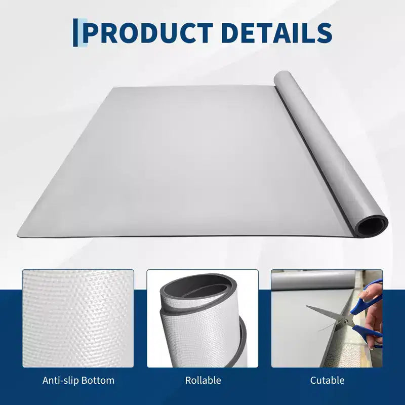 4x6 Portable PVC Dance Floor Mat, 5mm Thick Non-Slip Scratch-Resistant Dance Mat for Ballet Jazz Tap Yoga Pilates and Home Exercise