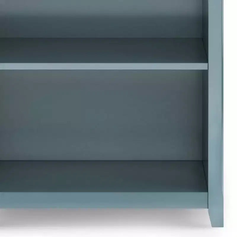 70 Five-Shelf Solid Wood Bookcase - Lacquered Pine, 4 Adjustable Shelves