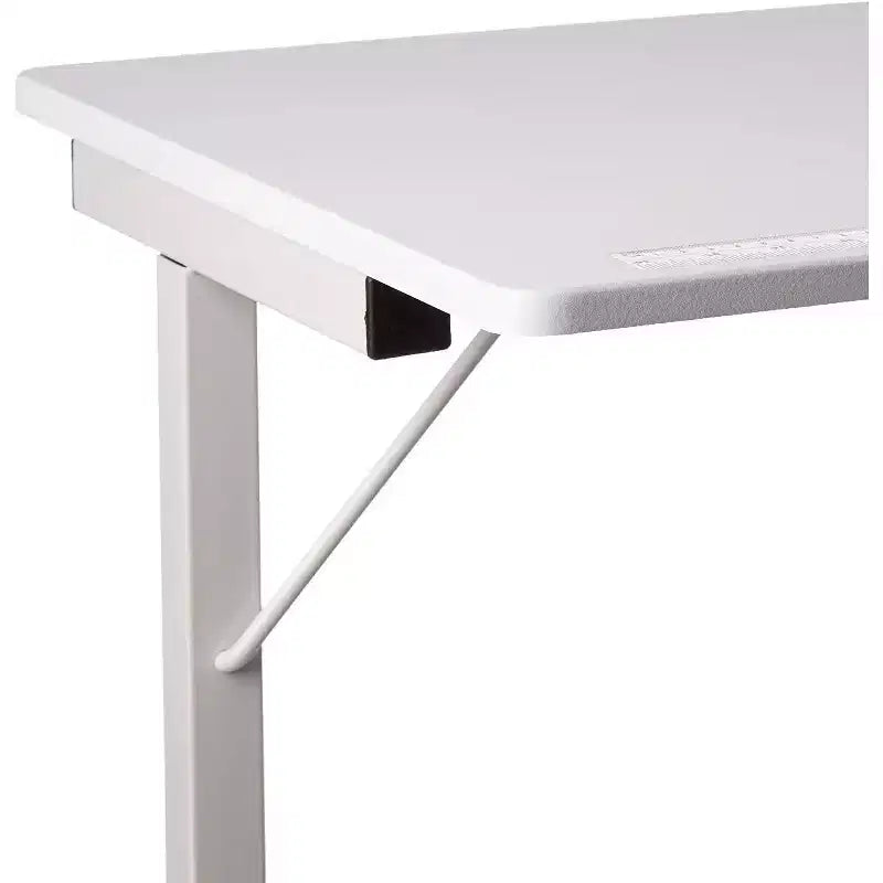 SewingRite SewStation 101 Portable Folding Sewing Table with Steel Legs, White - Perfect for Home, Office and Business