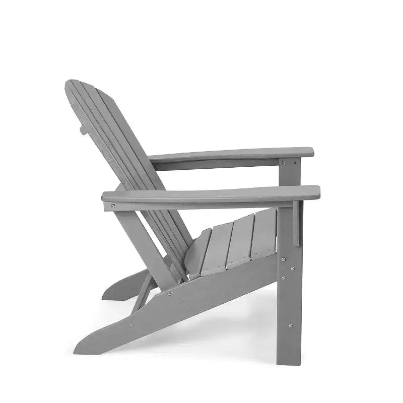 Lot de 4 chaises Adirondack en résine plastique - EDYO LIVING