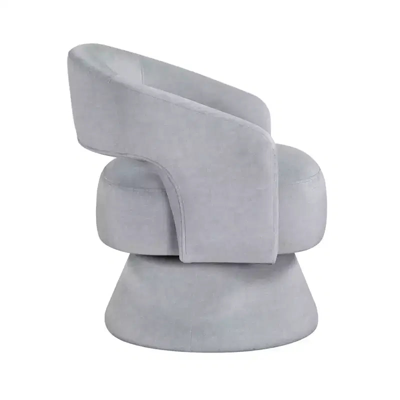 GDFStudio Hudson Modern Luxury Velvet Upholstered Swivel Accent Chair