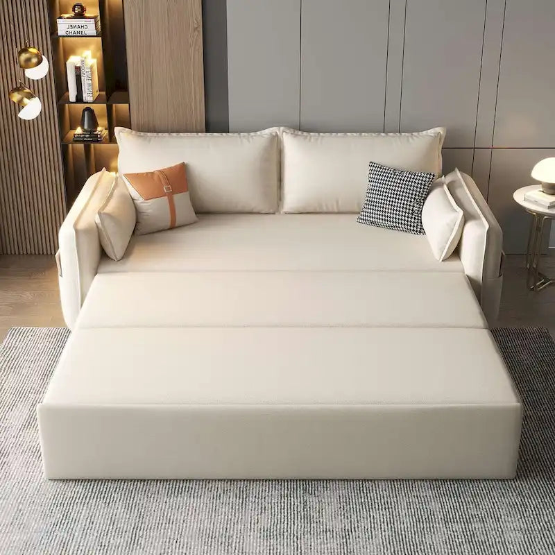 JASIWAY Convertible Sleeper Sofa Bed with Storage