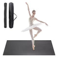 4x6 Portable PVC Dance Floor Mat, 5mm Thick Non-Slip Scratch-Resistant Dance Mat for Ballet Jazz Tap Yoga Pilates and Home Exercise