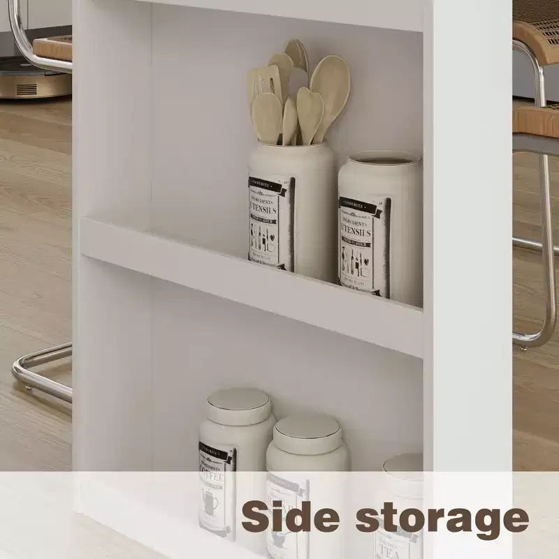 82.6 Laundry Countertop Storage with Adjustable Shelf & Drawer, Washer Dryer Countertop for Laundry Room